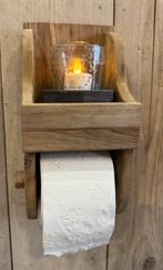 Toiletrol hout, Huis en Inrichting, Woonaccessoires | Overige, Ophalen, Zo goed als nieuw