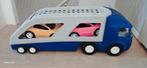 Little tikes transport vrachtwagen met 2 auto's, Ophalen, Zo goed als nieuw