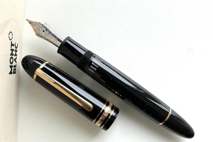 Montblanc Meisterstück Vulpen 149 CIGAR 18K duo color Medium, Verzamelen, Pennenverzamelingen, Zo goed als nieuw, Vulpen, Mont Blanc