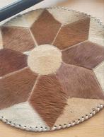 Ronde koeienhuid  - 40 cm doorsnee, Minder dan 50 cm, Gebruikt, Bruin, Minder dan 50 cm