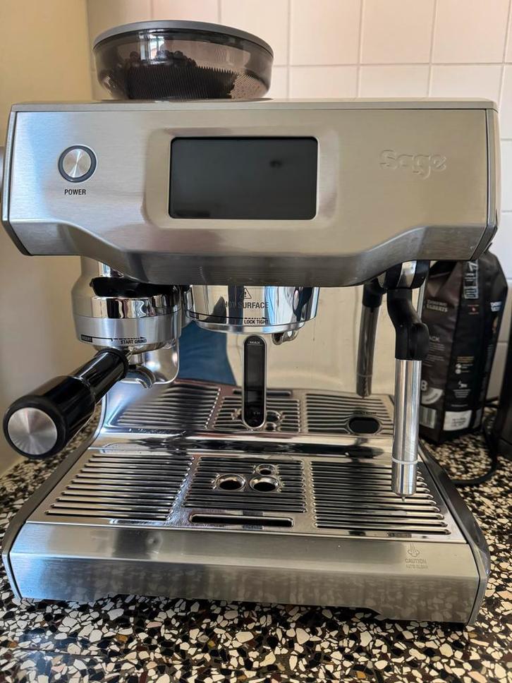 Sage The Oracle Touch - RVS Espressomachine, Witgoed en Apparatuur, Koffiezetapparaten, Zo goed als nieuw, Koffiebonen, Espresso apparaat