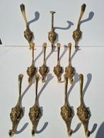 7x Kapstokhaken LEEUW [kapstok haken leeuwenkop antiek oud], Ophalen of Verzenden