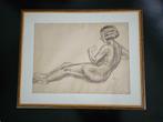 Originelen Tekening  Jan Altink  Professioneel Ingelijst  Ge, Ophalen