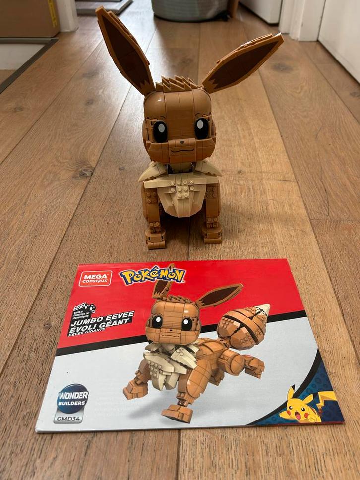 Mega Pokémon Eevee - Lego Bouwset, Kinderen en Baby's, Speelgoed | Duplo en Lego, Zo goed als nieuw, Lego, Complete set, Ophalen of Verzenden