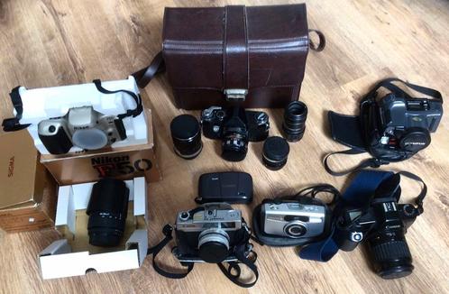 7 analoge camera ‘s  , nikon , canon ,pentor , kodak, pentax, Audio, Tv en Foto, Fotocamera's Analoog, Spiegelreflex, Pentax, Ophalen