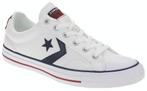 Stoere wit-blauwe CONVERSE CHUCK TAYLOR ALL STARS maat 39., Verzenden, Wit, Converse All Star, Sneakers of Gympen