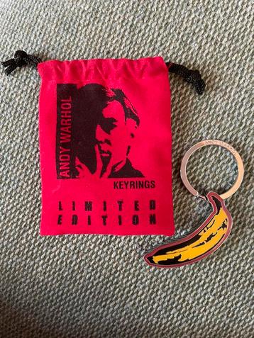 ~.~ Andy Warhol keyring Banana ~ limited edition ~.~ beschikbaar voor biedingen