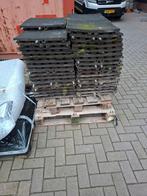 60 gebruikte rubberen tegels, Tuin en Terras, Ophalen, Gebruikt, Rubber, Rubberen