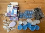 Groot pakket Philips Avent kolf, bewaarbekers, koeltas, Ophalen of Verzenden, Zo goed als nieuw, Borstkolf
