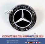 Mercedes Motorkap LOGO EMBLEEM ZWART W176 W117 W204 W212 W21, Auto-onderdelen, Ophalen of Verzenden, Gebruikt, Mercedes-Benz