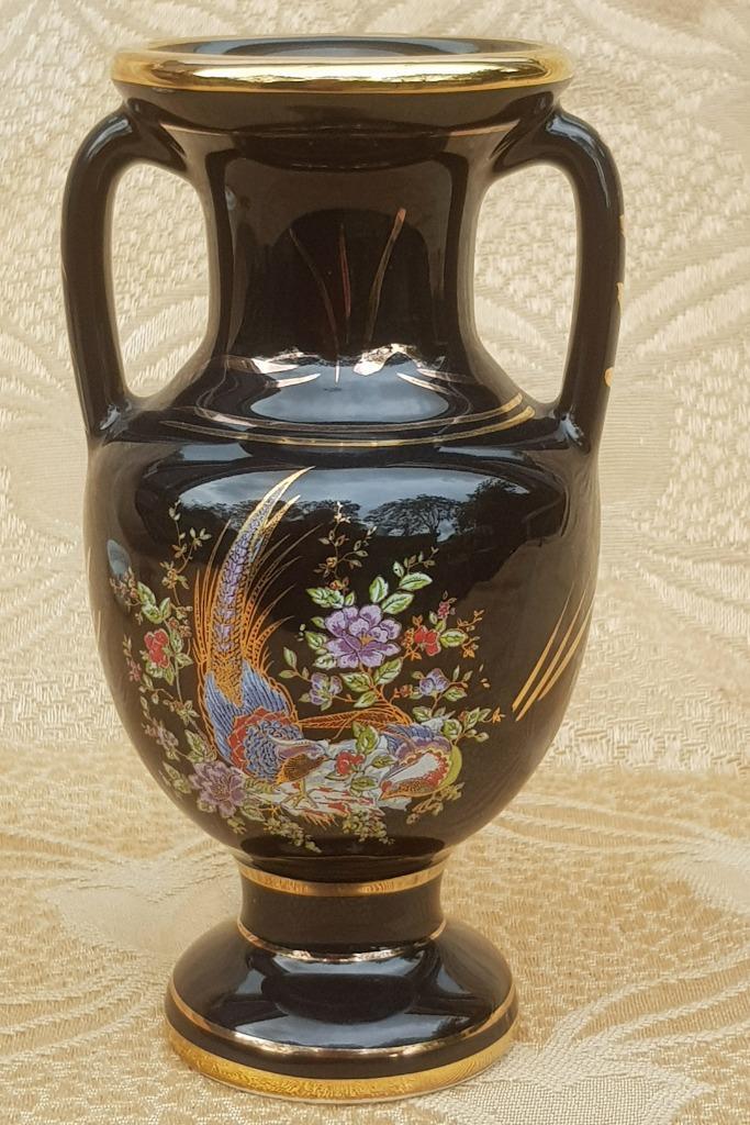 Handgemaakt vaas Feax Ceramics Bros provatos 24k Gold, Antiek en Kunst, Antiek | Vazen, Ophalen of Verzenden