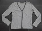 Jackpot grijs vest, streepjes, V-hals, maat M, Kleding | Dames, Truien en Vesten, Maat 38/40 (M), Jackpot, Ophalen of Verzenden