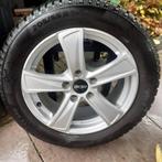 Set winterbanden 205-55 op lichtmetalen velg 16 inch., Auto-onderdelen, Banden en Velgen, Ophalen, Gebruikt, 16 inch, Banden en Velgen
