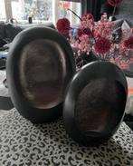Countryfield waxinelichthouders egg zwart/brons, Huis en Inrichting, Woonaccessoires | Kandelaars en Kaarsen, Zwart, Ophalen of Verzenden