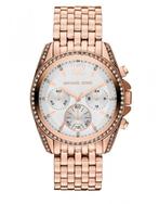Michael kors horloge mk5836 rosegoud, Ophalen of Verzenden, Zo goed als nieuw, Jongen of Meisje