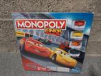 Monopoly. Junior. Cars 3. Nieuw In Verpakking., Drie of vier spelers, Ophalen of Verzenden, Nieuw, Hasbro Gaming