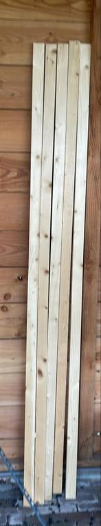 5 ruw houten balken 2,2x4,8x210 CM, Doe-het-zelf en Verbouw, Nieuw, Balk, Ophalen, 200 tot 250 cm
