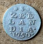 Dubbele Wapenstuiver Zeeland 1750, Postzegels en Munten, Munten | Nederland, Ophalen, Vóór koninkrijk, Overige waardes, Losse munt