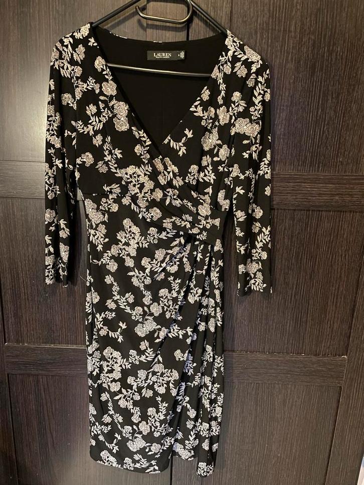 Ralph Lauren Jurk Maat 6 (36/38) - Nieuw!, Kleding | Dames, Jurken, Nieuw, Maat 36 (S), Zwart, Onder de knie, Ophalen of Verzenden