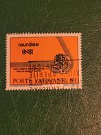 Vaticaan Postzegel Lourdes Cei81, Ophalen of Verzenden, Buitenland