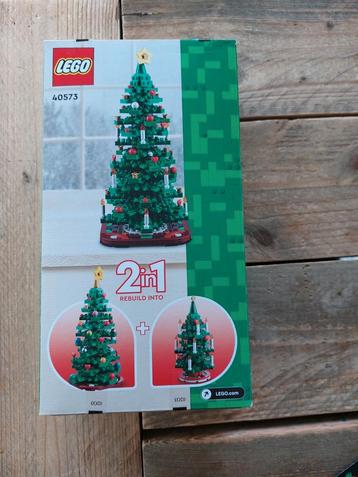 Lego kerstboom 2 in 1 set 40573 compleet met doos en boekjes