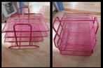 Roze brieven / post bak metaal Ikea, Ophalen of Verzenden, Zo goed als nieuw