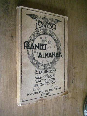 planeet almanak 1939 - h. merens (astrologie) beschikbaar voor biedingen
