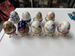 Vintage faberge stijl eieren 9x, Ophalen of Verzenden