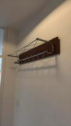 Vintage Mid Century Kapstok, Wandkapstok, Ophalen of Verzenden, Zo goed als nieuw, Minder dan 100 cm