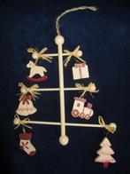 Houten kerstboom versiering ornament, Diversen, Kerst, Ophalen of Verzenden, Gebruikt