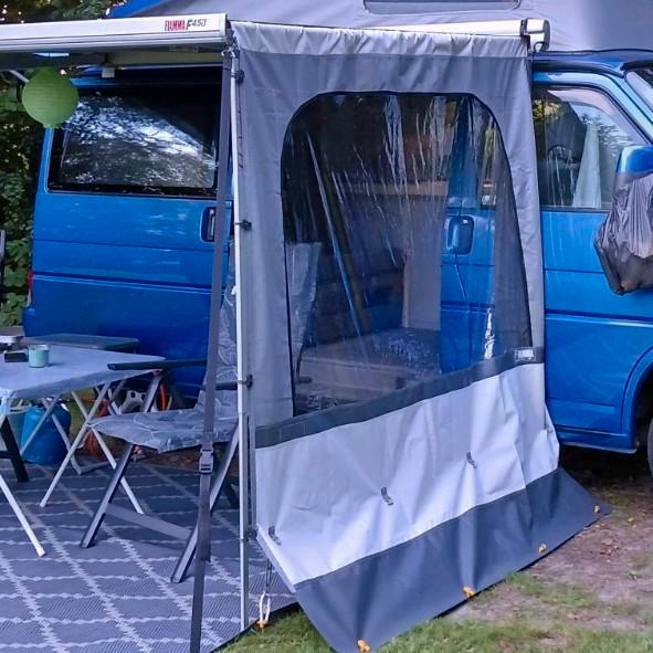 Fiamma zijwand met raam 2x2 meter, Caravans en Kamperen, Kampeeraccessoires, Zo goed als nieuw, Ophalen