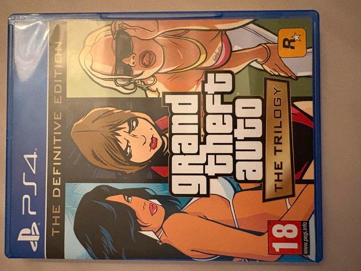 Grand Theft Auto Trilogy - PS4 - ZGAN!, Spelcomputers en Games, Spelcomputers | Sony PlayStation 4, Zo goed als nieuw, Ophalen of Verzenden