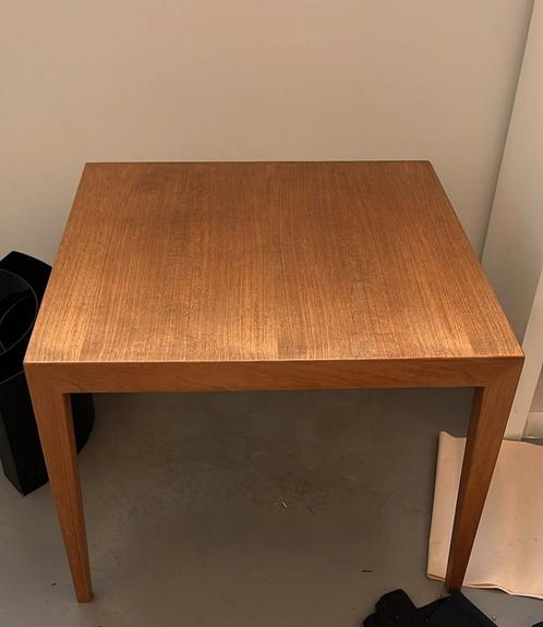 Retro Deens design gemerkt salontafel tafel sidetable '60, Huis en Inrichting, Tafels | Salontafels, Gebruikt, Minder dan 50 cm