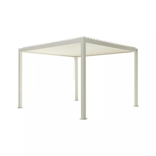 Mirador overkapping basic –300 x 300 x 240 cm wit-antraciet, Tuin en Terras, Overkappingen, Nieuw, Tuinpaviljoen, Ophalen of Verzenden