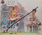 Karikatuur Faas Wilkes door Dik Bruynesteyn, Verzamelen, Sportartikelen en Voetbal, Verzenden, Zo goed als nieuw, Poster, Plaatje of Sticker