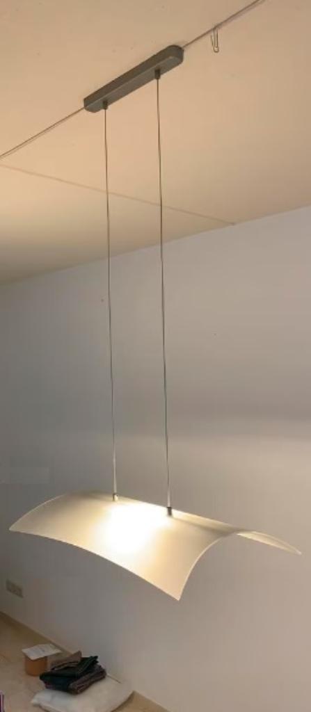Sforzin Illuminazione LED hanglamp, Italiaans design 55x37x8, Huis en Inrichting, Lampen | Hanglampen, Zo goed als nieuw, 75 cm of meer