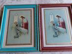 Vintage 1e H. communie jongen prenten, Ophalen, Voor 1940, Gebruikt, Kind