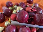 Kerstballen, rood en goud, Diversen, Kerst, Ophalen, Gebruikt