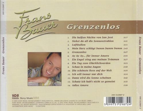 Frans Bauer - Grenzenlos (CD), Cd's en Dvd's, Cd's | Nederlandstalig, Gebruikt, Pop, Ophalen of Verzenden