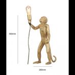 Gouden Aap Lamp - Nieuw! Monkey Standing, Ophalen of Verzenden, Nieuw, Modern, Minder dan 100 cm