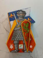 Djeco puzzel Ridder met draak 36 stukken 4+, Ophalen of Verzenden, Meer dan 50 stukjes, Zo goed als nieuw, 4 tot 6 jaar