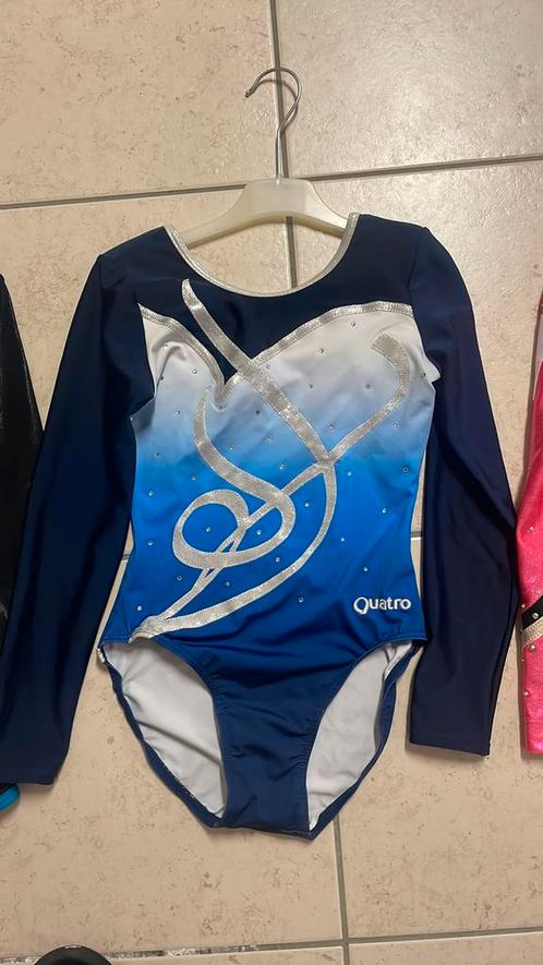 Turnpakjes met lange mouw, Sport en Fitness, Turnen, Zo goed als nieuw, Turnpak(je), Kindermaat 122 t/m 140, Overige kleuren, Ophalen of Verzenden