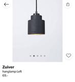 Zuiver Hanglamp Left - Moderne Stijl, Huis en Inrichting, Lampen | Hanglampen, Ophalen, Zo goed als nieuw, Metaal, Minder dan 50 cm