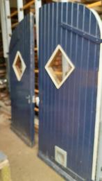 Getoogde Garagedeuren Schuurdeuren Staldeuren Dubbel Deur, Ophalen, Gebruikt, Glas, Garagedeur