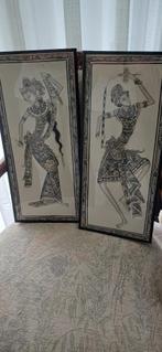schilderijtjes Balinese dansers, Ophalen of Verzenden