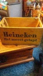 houten heineken kistje uit 1966, Verzamelen, Biermerken, Ophalen of Verzenden, Gebruikt, Overige typen, Heineken
