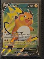 Pokemon Raichu V 158/172 Brilliant Stars, Ophalen of Verzenden, Zo goed als nieuw, Losse kaart, Foil