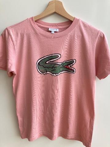 Roze T-shirt van La Coste mt. 146/152 beschikbaar voor biedingen
