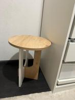Bijzet tafel, Minder dan 55 cm, Rond, Zo goed als nieuw, Hout