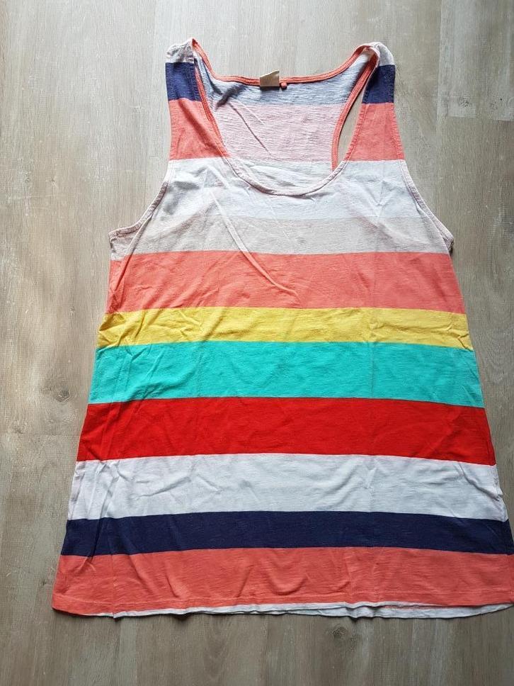 Z.g.a.n. kleurig gestreepte dames top, hemd, maat XL, Kleding | Dames, Tops, Zo goed als nieuw, Maat 46/48 (XL) of groter, Overige kleuren